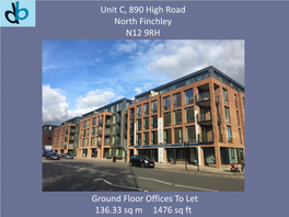 Unit C, 890 High Road North Finchley N12 9RH Ground Floor Offices To