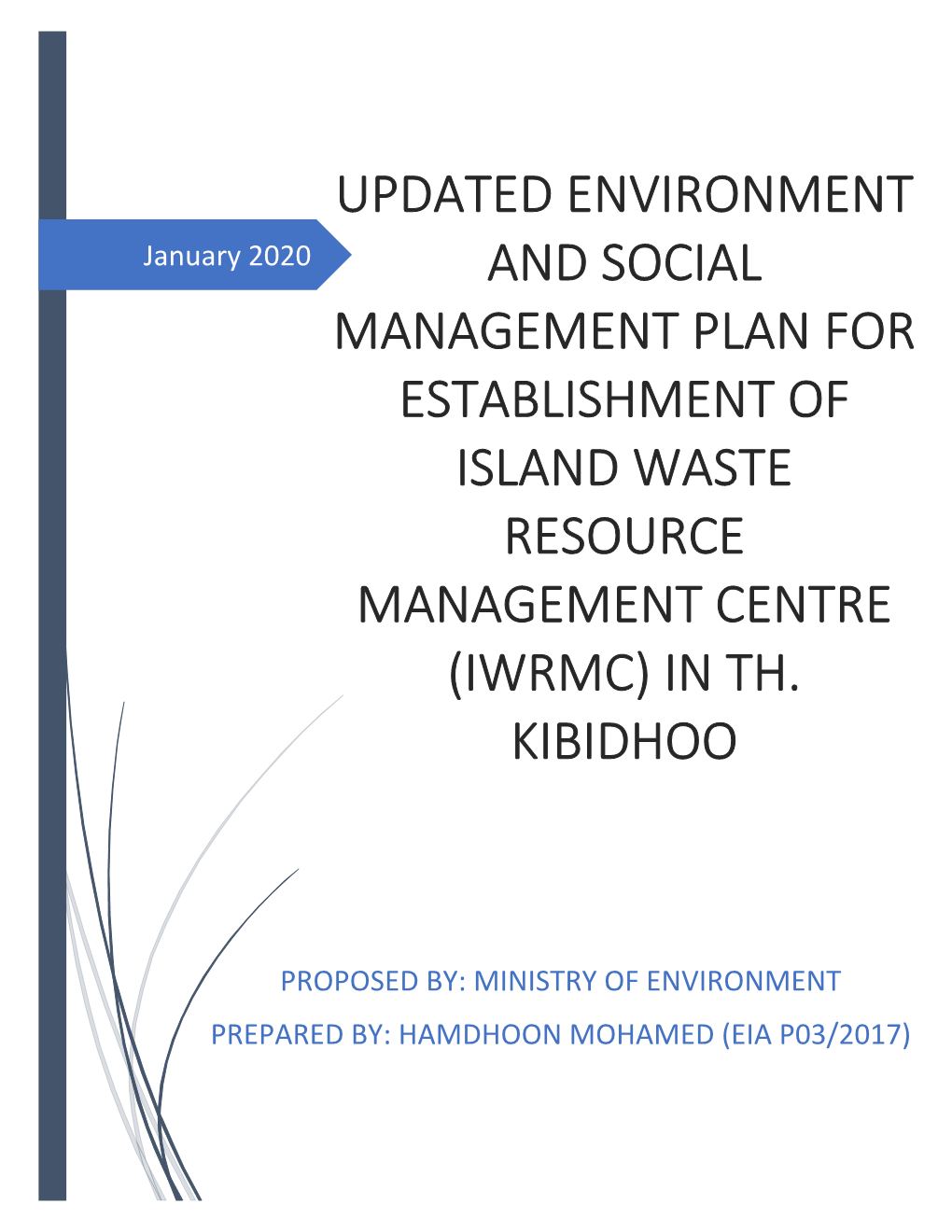 Updated Environment and Social Management Plan