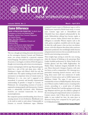 INDIA INTERNATIONAL CENTRE Volume XXVIII