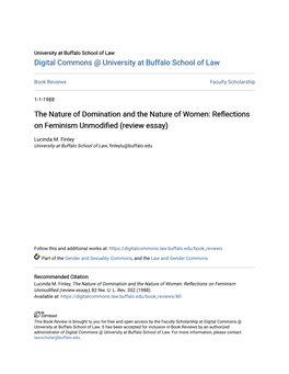 Reflections on Feminism Unmodified (Review Essay)