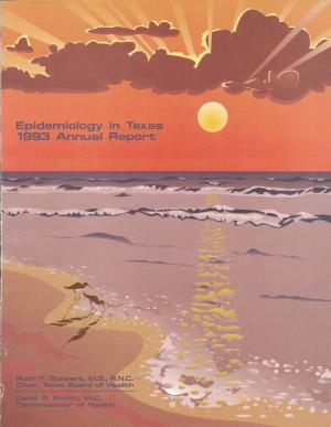 Epidemiology in Texas 1993 Annual Report