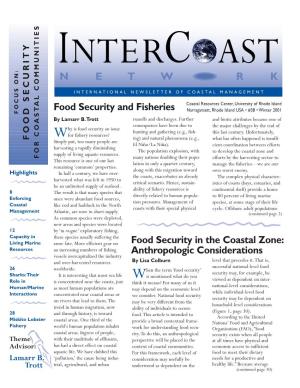 Intercoast 38 P1-5 Food Security