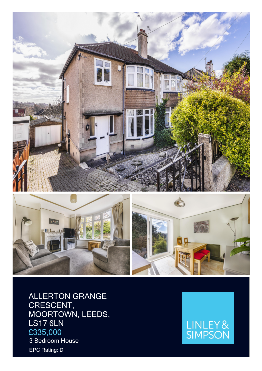 Allerton Grange Crescent, Moortown, Leeds, Ls17