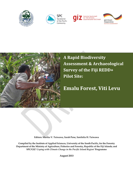 A Biodiversity Assessment of Emalu Forest, Navosa Province-Fiji REDD+ Pilot Site