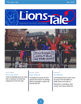 The Lions Tale May 2019 from The