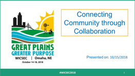 Connecting Community Through Collaboration
