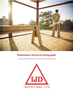 Homeowner Electrical Wiring Guide