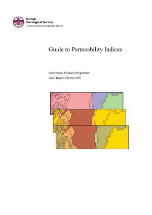 Guide to Permeability Indices