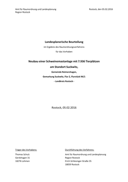 Landesplanerische Beurteilung SMA Suckwitz Endfassung Mit Unterschrift