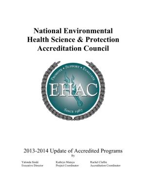 National Environmental Health Science & Protection Accreditation