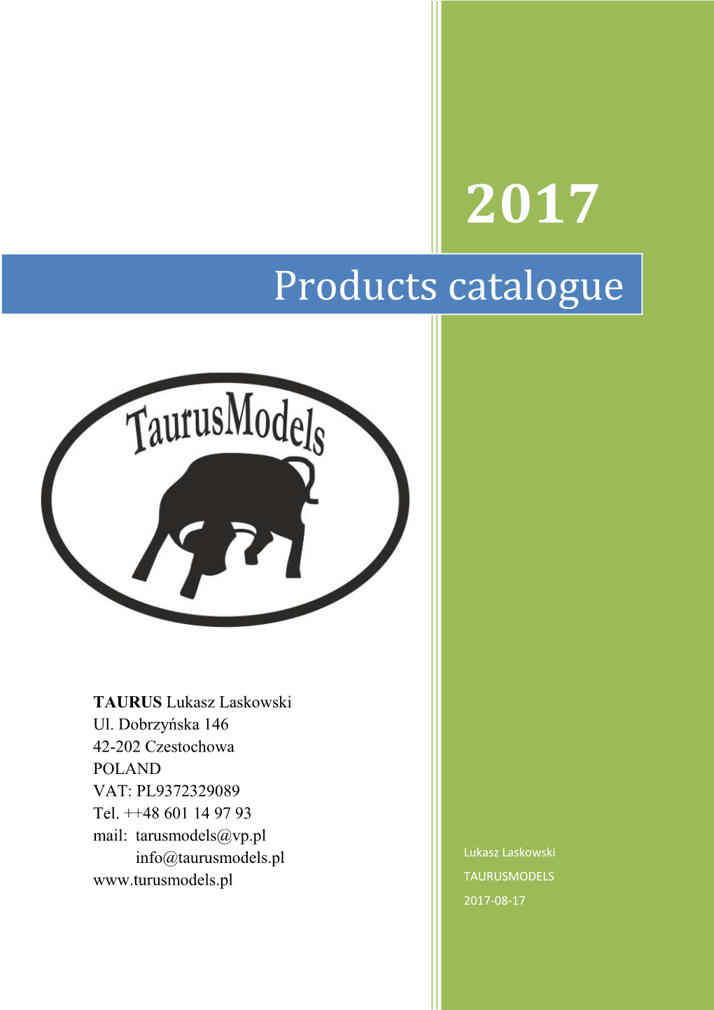 Products Catalogue