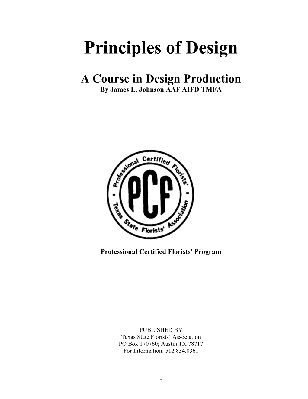 Principles of Design