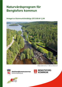 Naturvårdsprogram För Bengtsfors Kommun