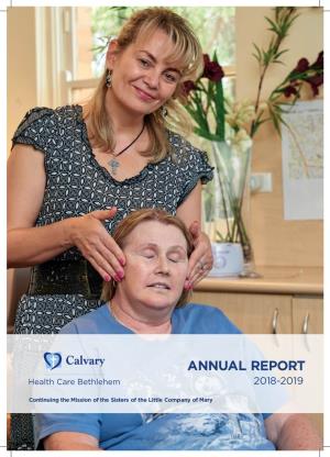 Calvary Health Care Bethlehem Annual Report 2018-2019