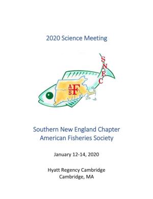2020 Science Meeting Southern New England Chapter American