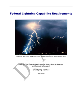 Federal Lightning Capability Requirements