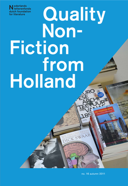 Nederlands Letterenfonds Dutch Foundation for Literature No. 16