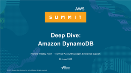 Deep Dive Dynamo DB