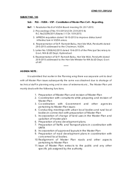 Resolution No.8 of VUDA Board Meeting Dt: 20-7-2013