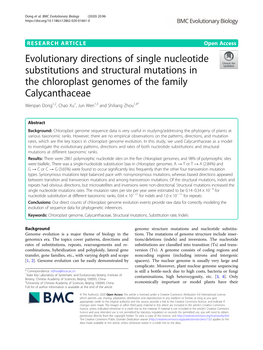 Evolutionary Directions of Single Nucleotide Substitutions And