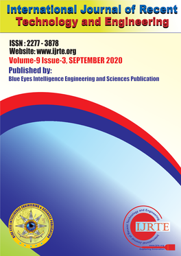 International Journal of Recent Technology and Engineering (IJRTE) ISSN: 2277 3878, Volume-8 Issue-6, March 2020