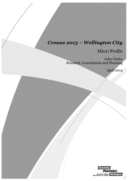 Census 2013 – Wellington City Māori Profile