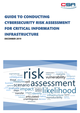 Guide to Conducting Cybersecurity Risk Assessment for Critical Information Infrastructure December 2019 Contents