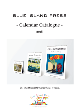 Calendar Catalogue - 2018