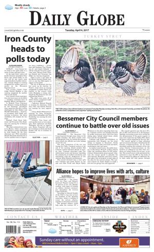 Iron County Heads to Polls Today