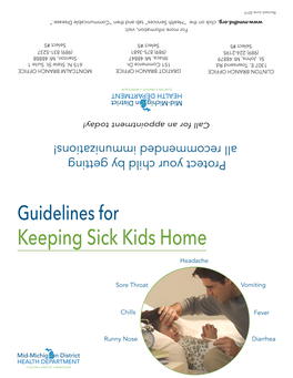 Guidelines for Keeping Sick Kids Home Headache