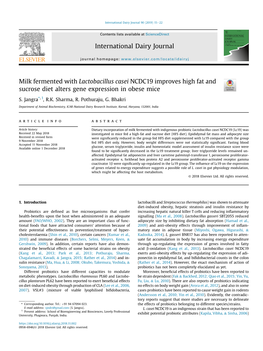 Alters Gene Expression in Obese Mice