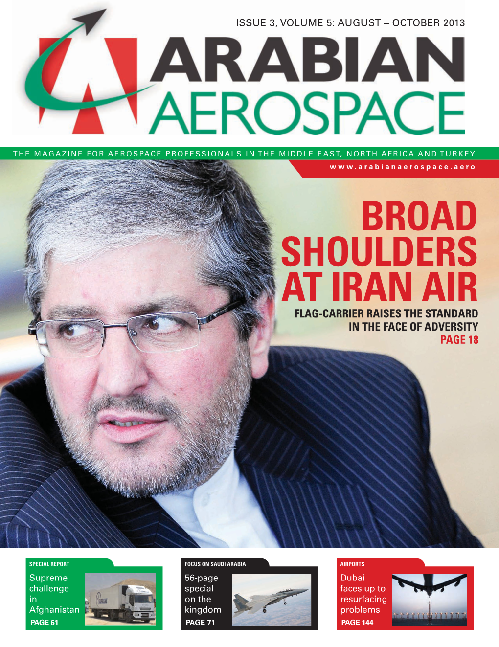 Broad Shoulders at Iran Air Flag-Carrier Raises the Standard in the Face of Adversity Page 18