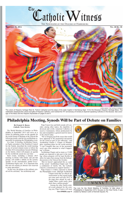 Philadelphia Meeting, Synods Will Be Part of Debate on Families