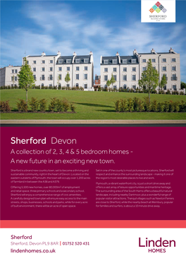Sherford Devon a Collection of 2, 3, 4 & 5 Bedroom Homes - a New Future in an Exciting New Town