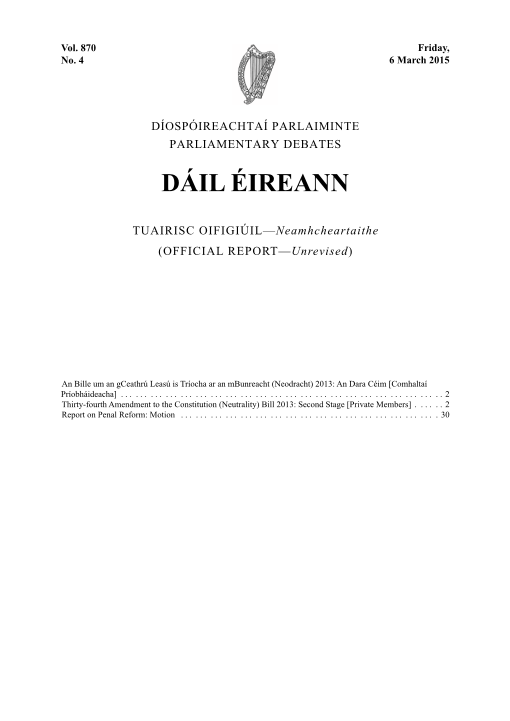 Dáil Éireann