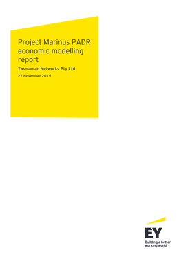 Project Marinus PADR Economic Modelling Report