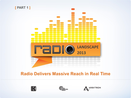 Radio Landscape 2013 Part 1