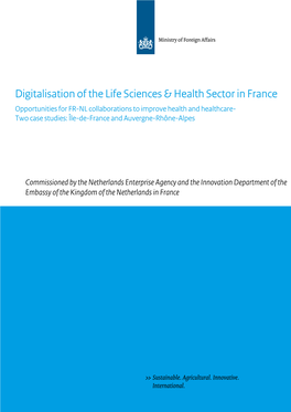 Digitalisation of the Life Sciences & Health Sector in France