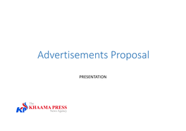 Ads Presentation