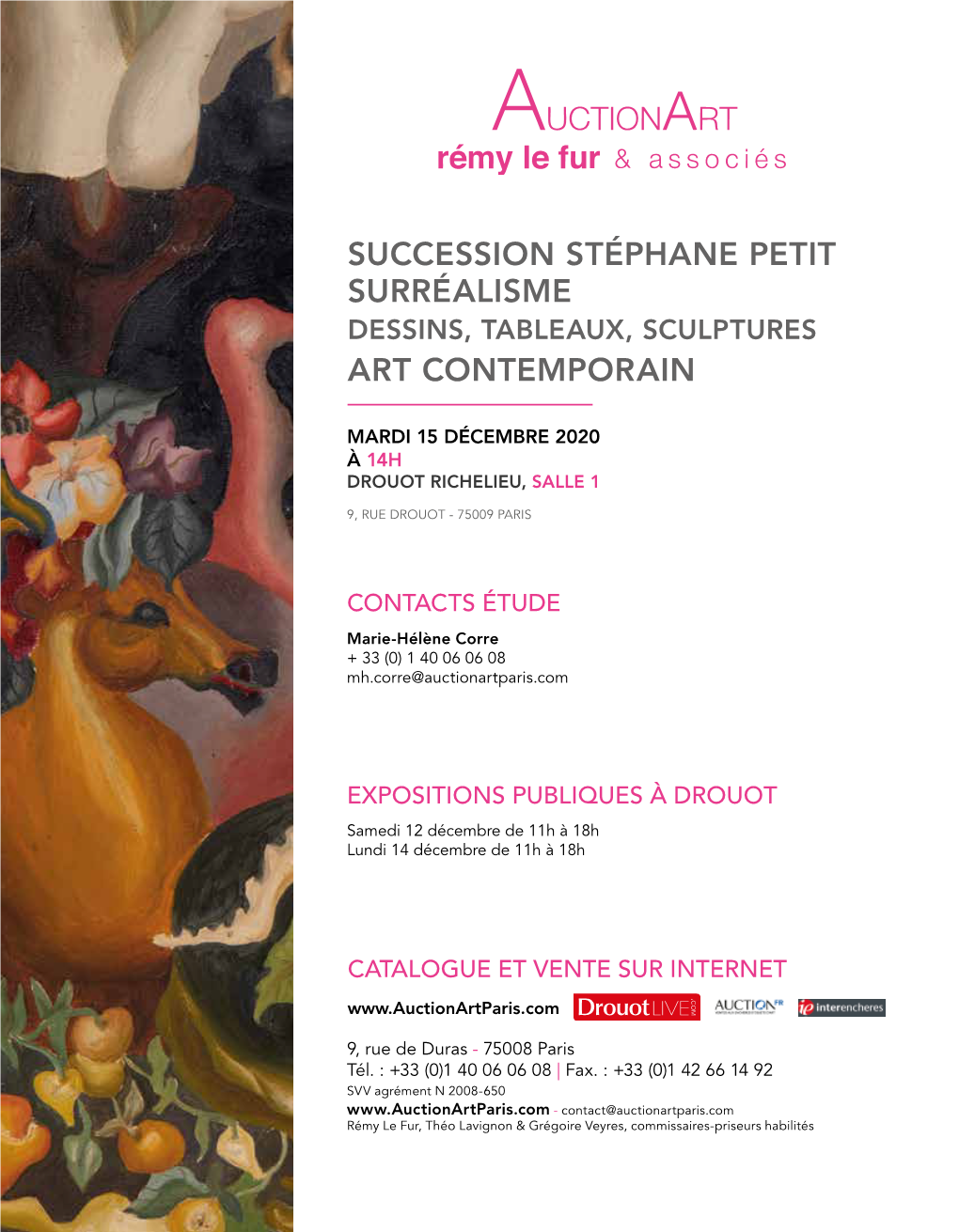 Succession Stéphane Petit Surréalisme Art Contemporain