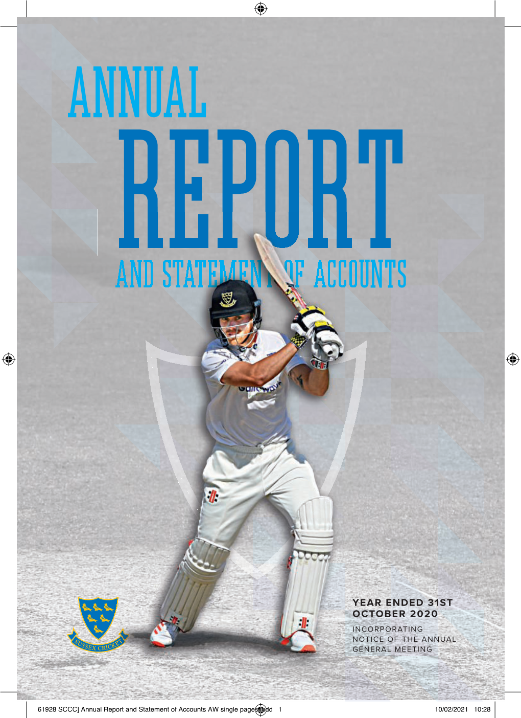 61928 SCCC] Annual Report and Statement of Accounts AW Single