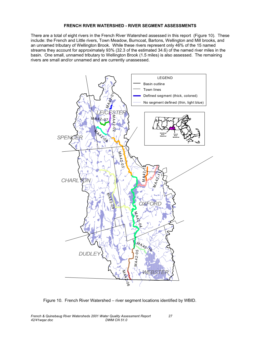 There Are A Total Of Eight Rivers In The French River Watershed Assessed In This Report (Figure 10)