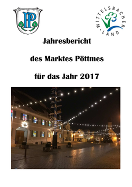 Jahresbericht Des Marktes Pöttmes Für Das Jahr 2017