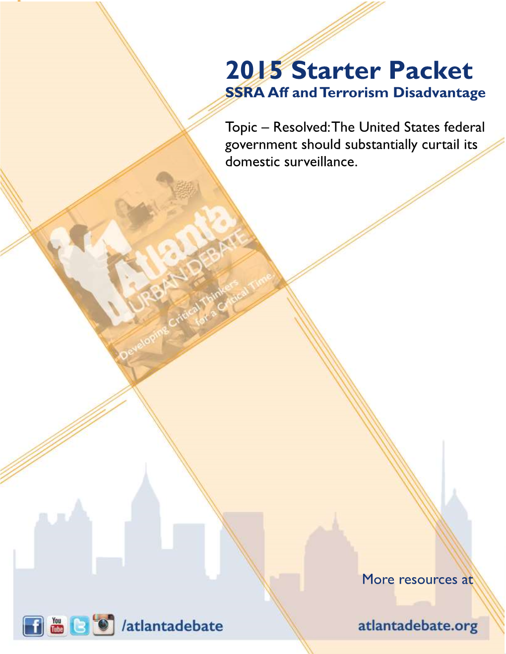 2015 Starter Packet SSRA Aff and Terrorism Disadvantage