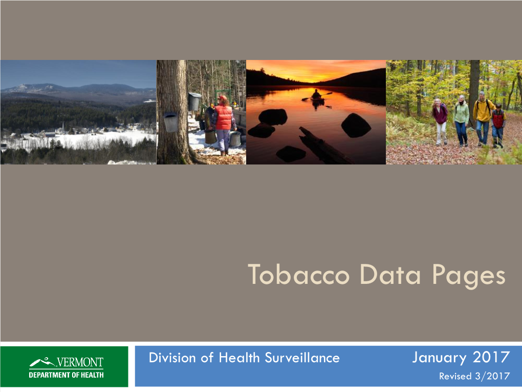 2015 Tobacco Data Pages