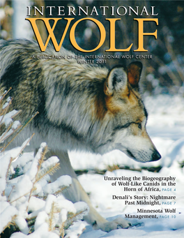 Unraveling the Biogeography of Wolf-Like Canids in the Horn Of