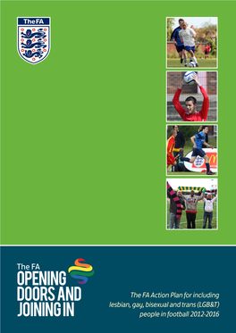 The FA Action Plan for Including Lesbian, Gay, Bisexual and Trans