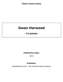 Gwen Harwood