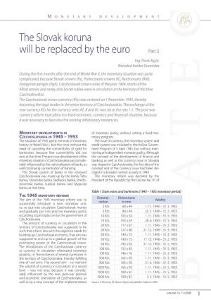Kyjac, P.: the Slovak Koruna Will Be Replaced by the Euro. Part 3. Biatec