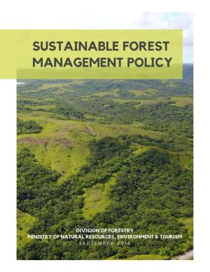 Sustainable Forest Management Policy